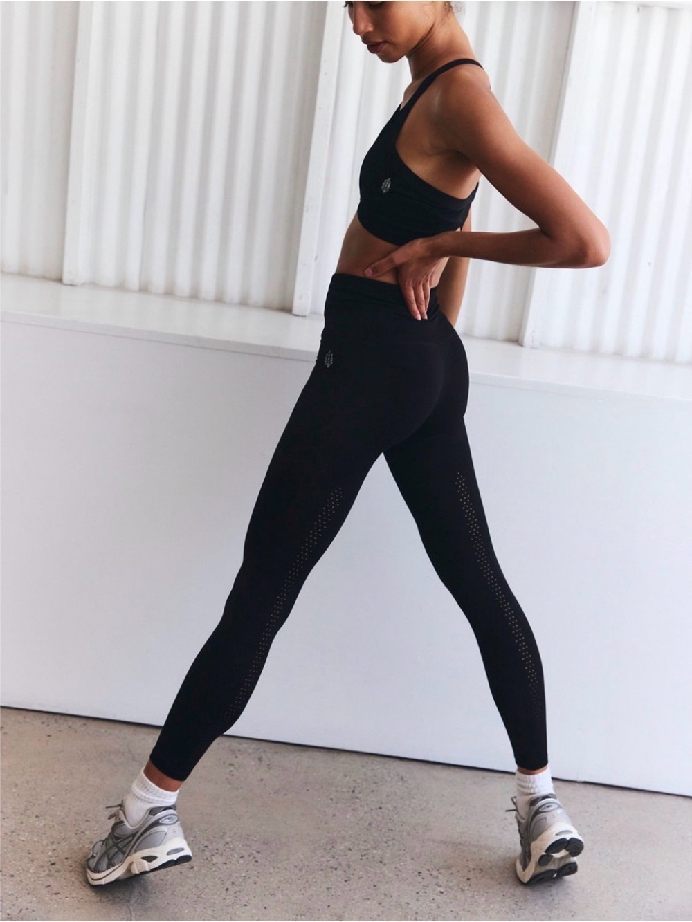 Free People BUNDLE  of 3 Good Karma Leggings, M/L